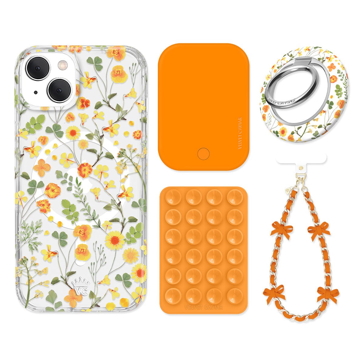 Whimsical Floral iPhone Bundle Set