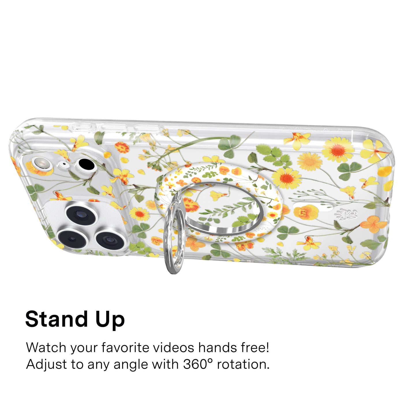 Whimsical Floral MagSafe Grip Ring