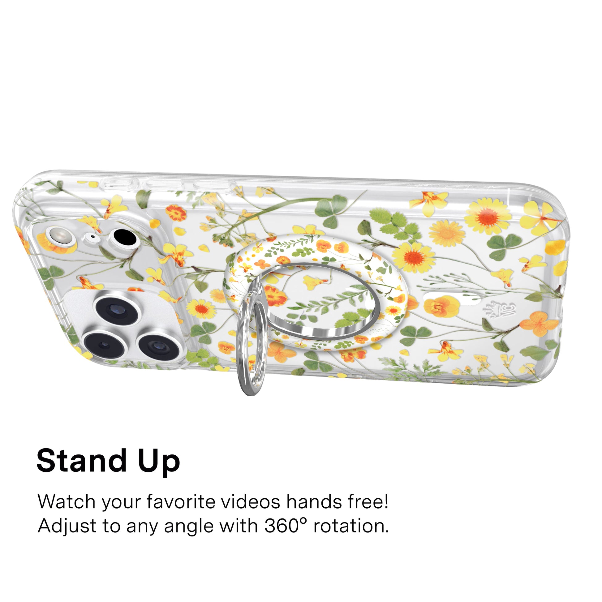 Whimsical Floral MagSafe Grip Ring