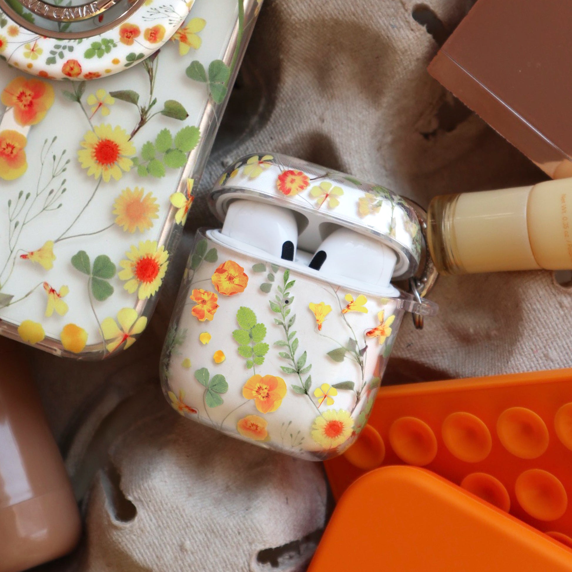 Whimsical Floral AirPod Case