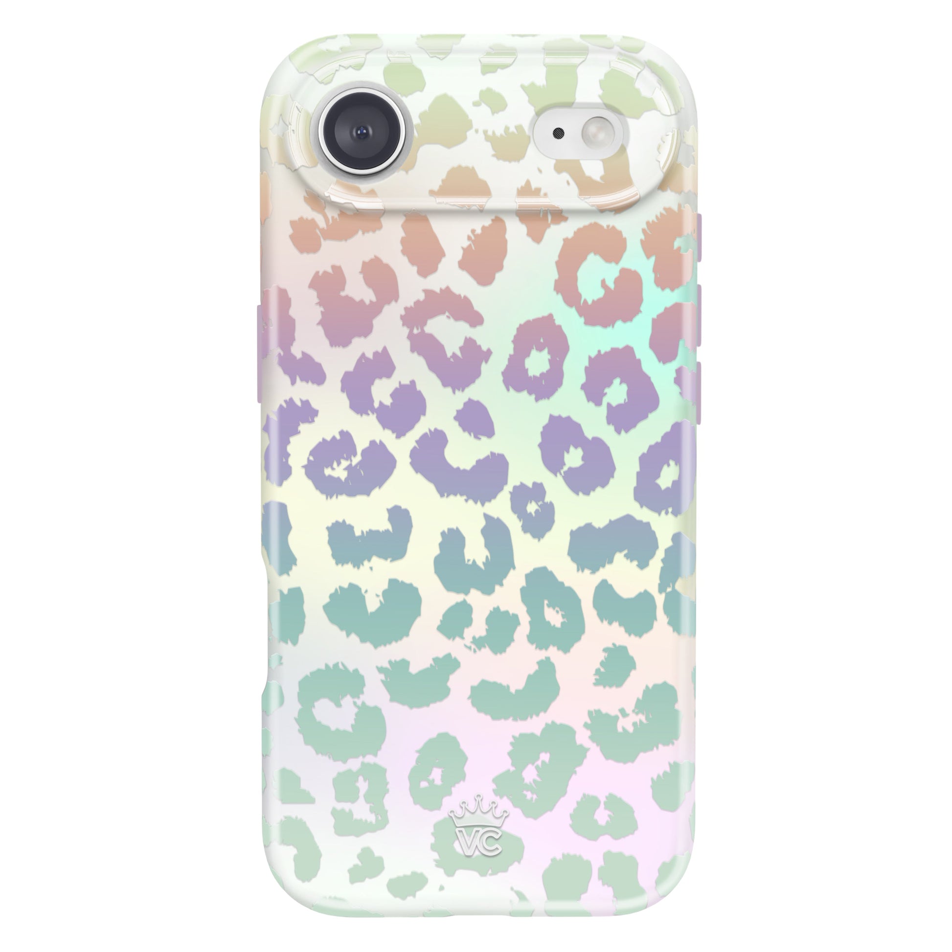 White Opal Leopard iPhone Case