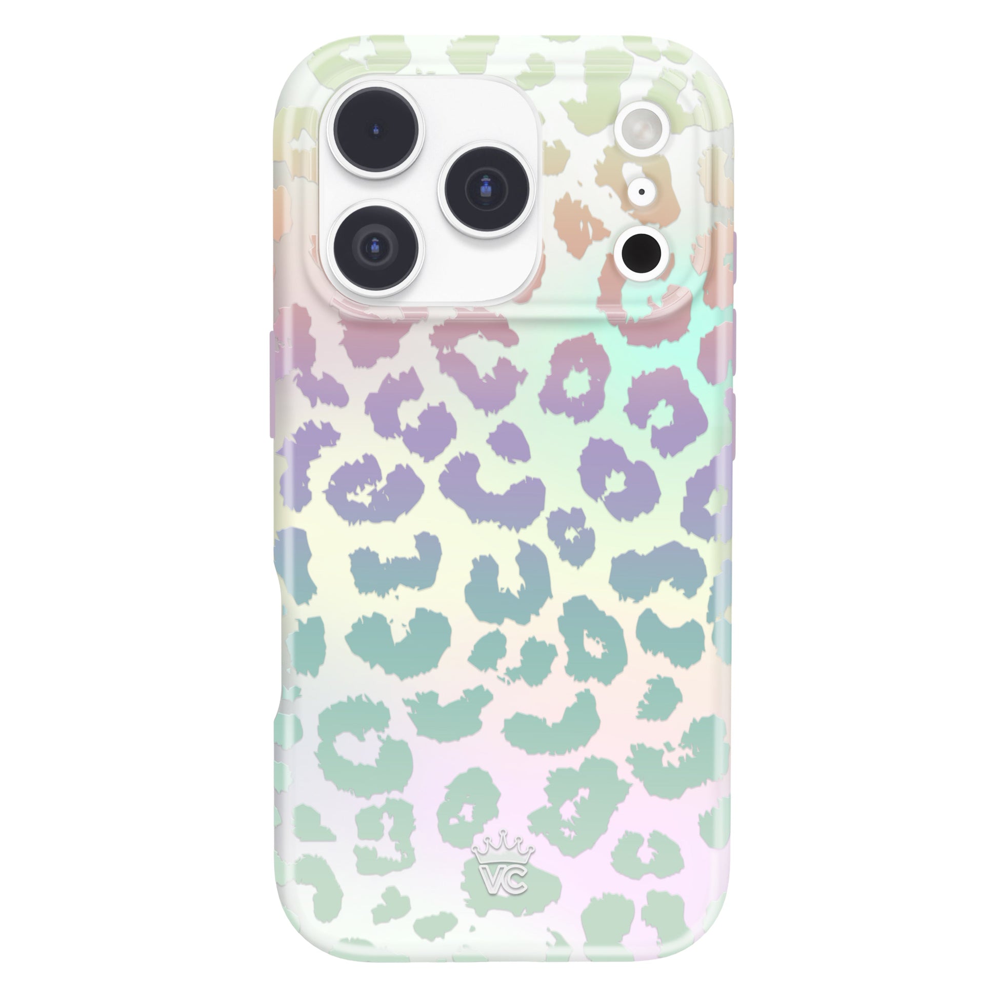 White Opal Leopard iPhone Case