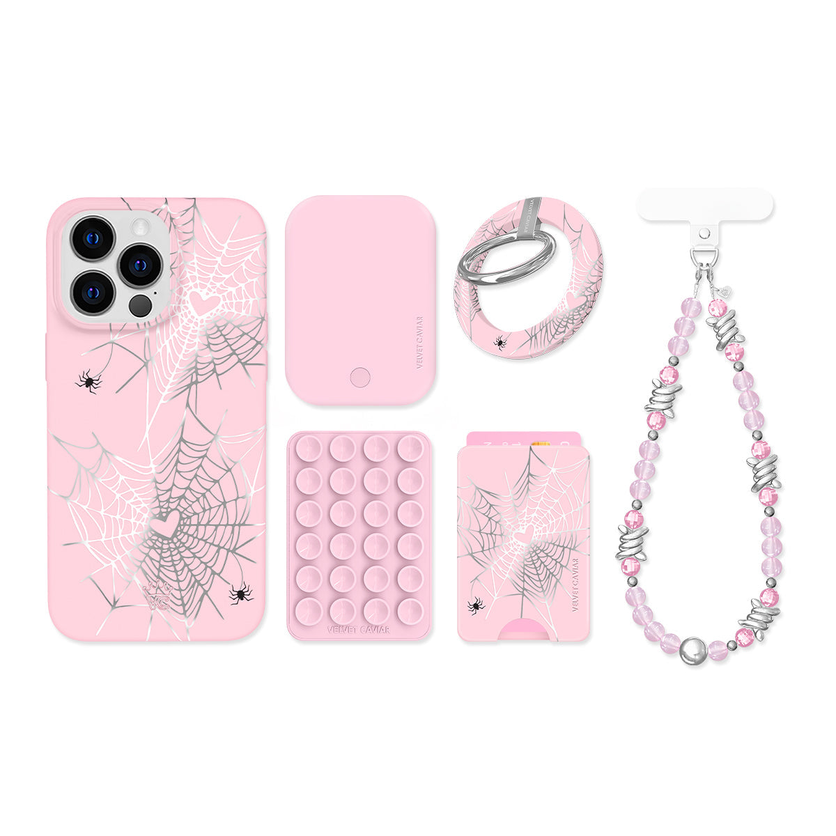 Widow’s Web Chrome iPhone Bundle Set