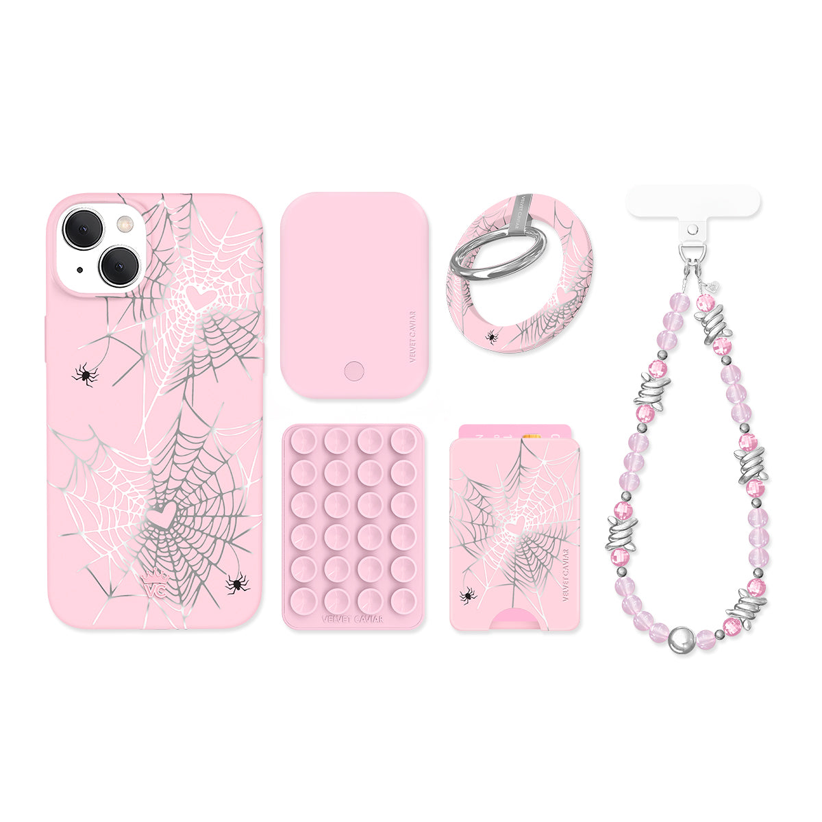 Widow’s Web Chrome iPhone Bundle Set