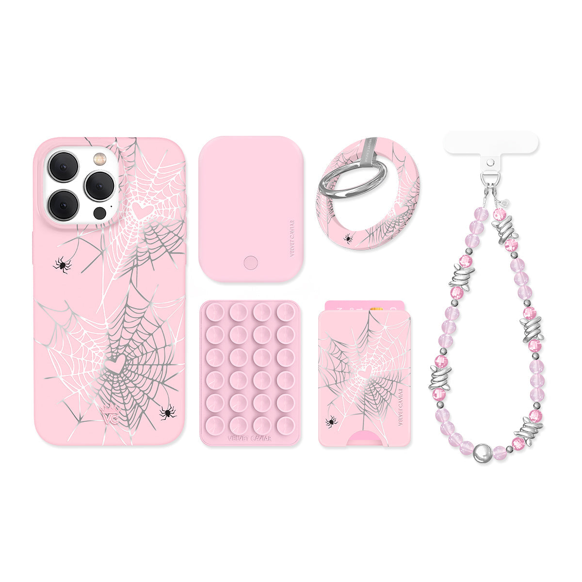 Widow’s Web Chrome iPhone Bundle Set