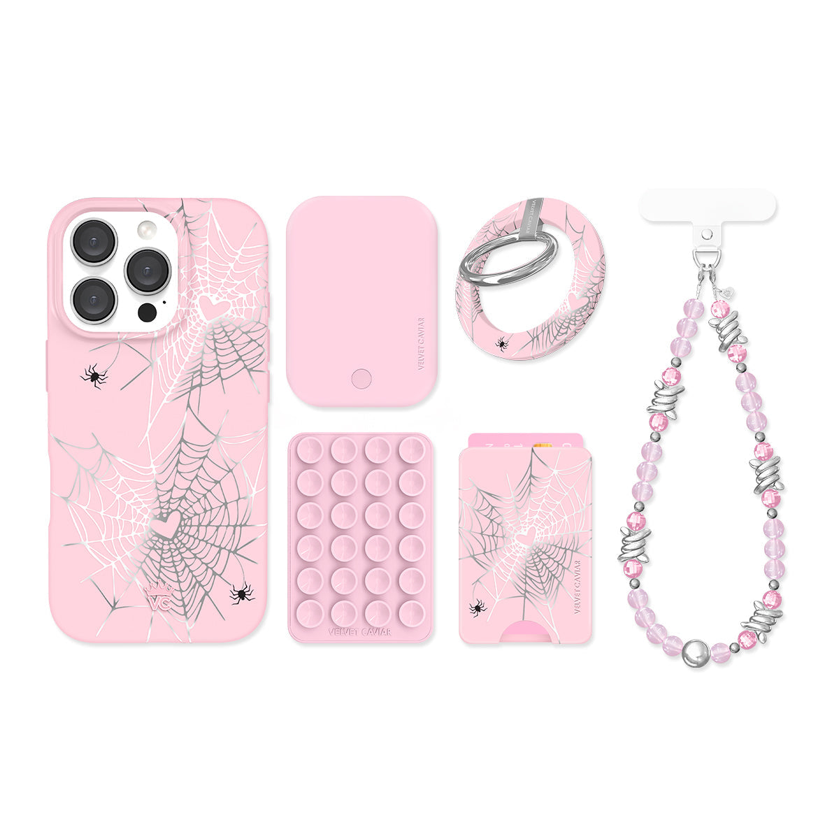 Widow’s Web Chrome iPhone Bundle Set