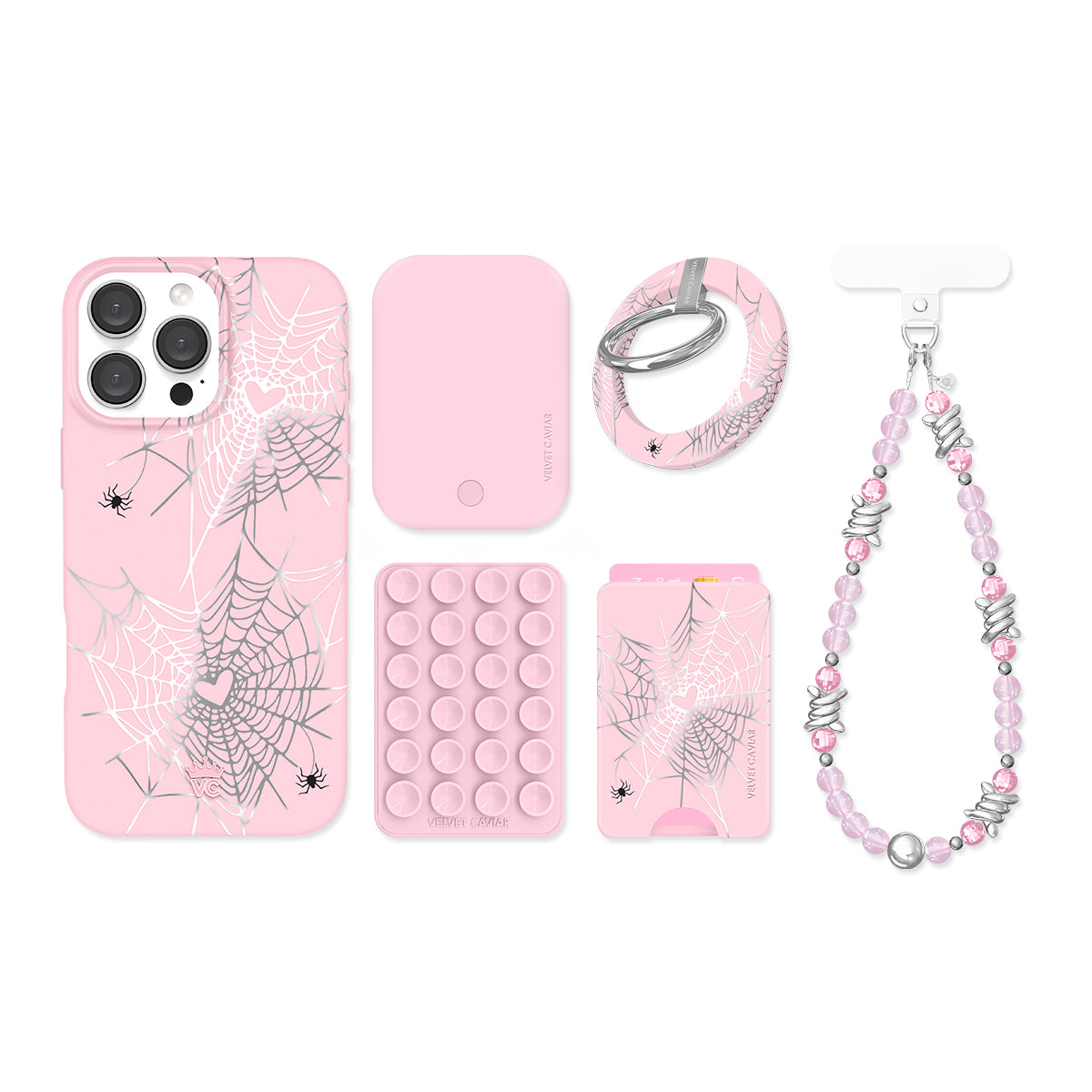 Widow’s Web Chrome iPhone Bundle Set