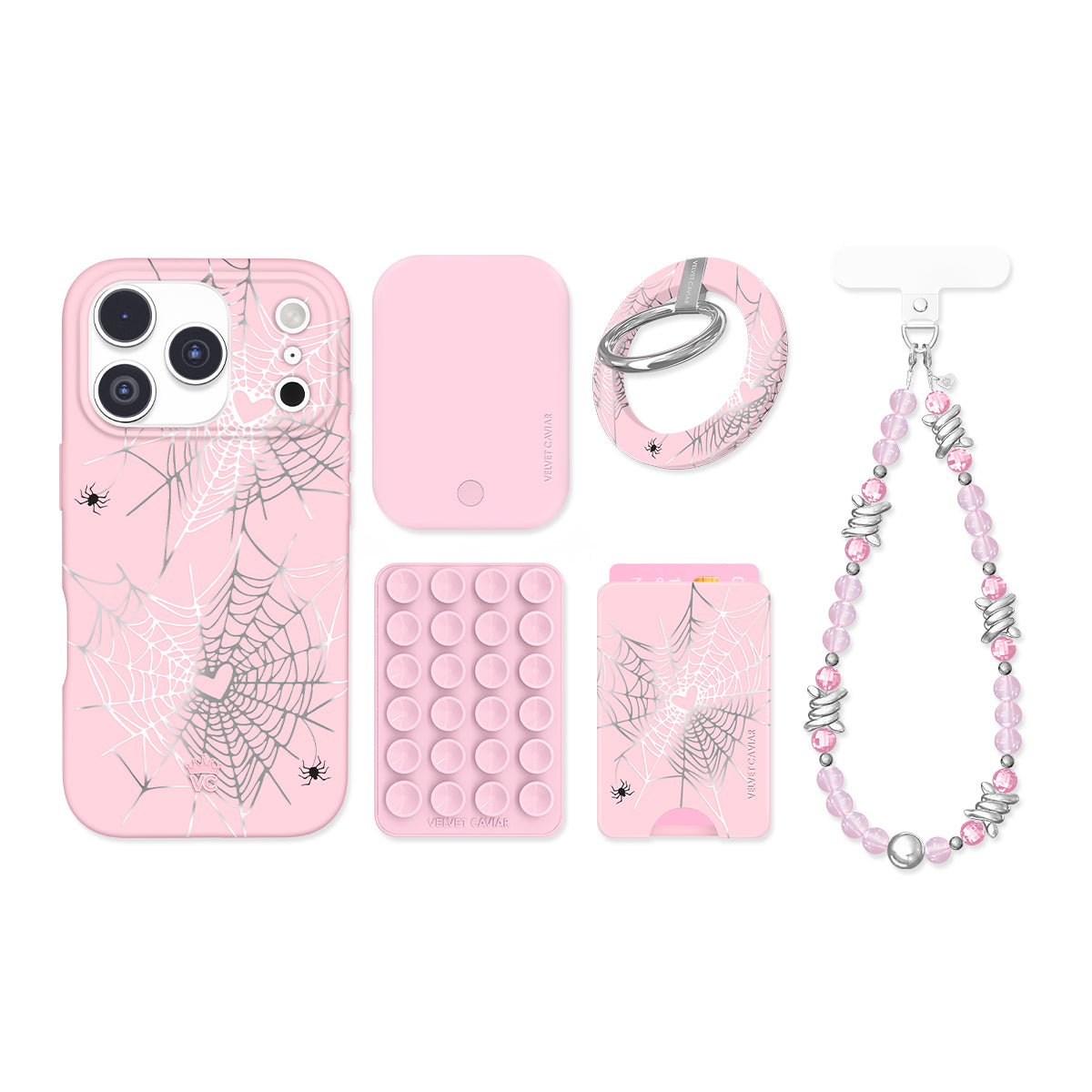 Widow’s Web Chrome iPhone Bundle Set