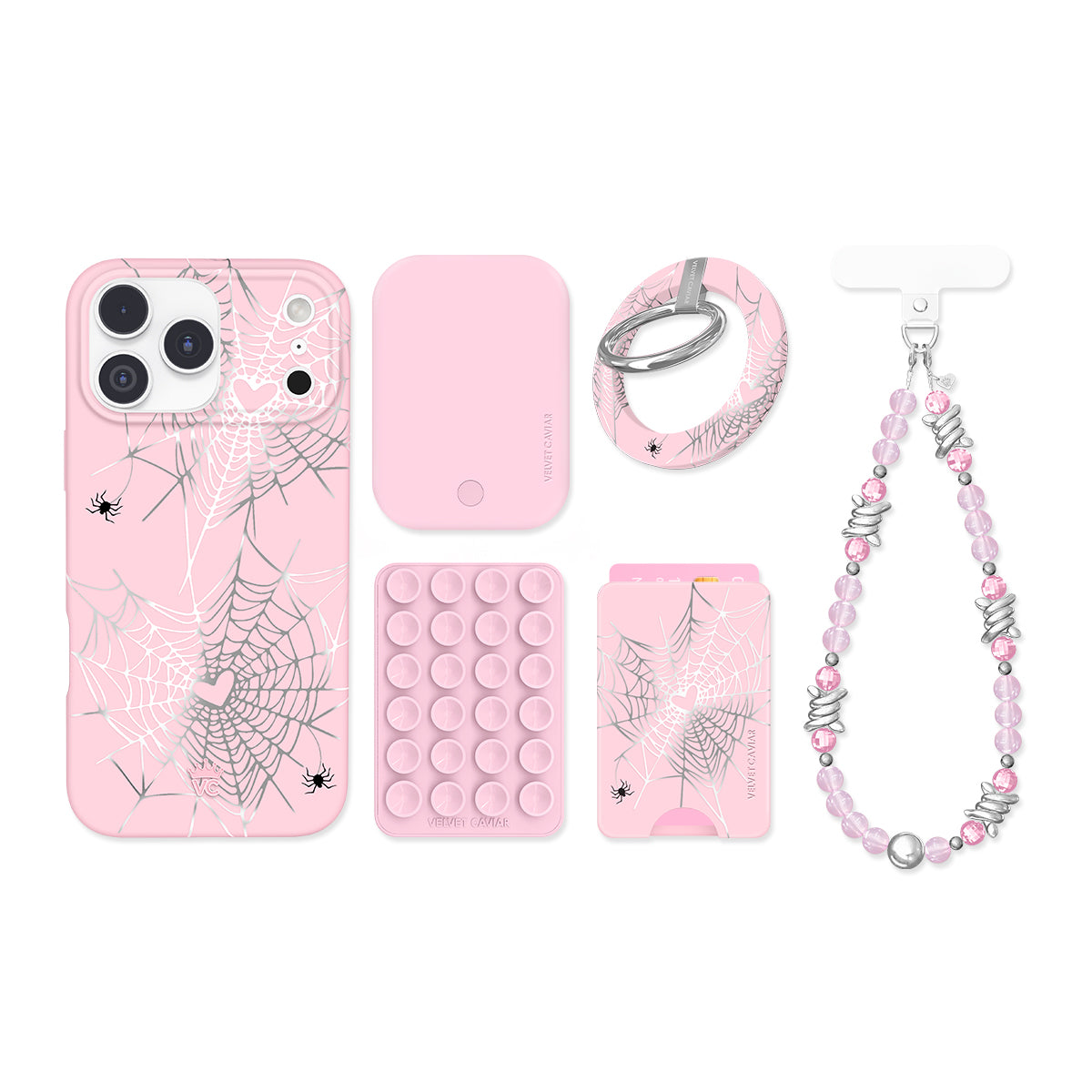 Widow’s Web Chrome iPhone Bundle Set