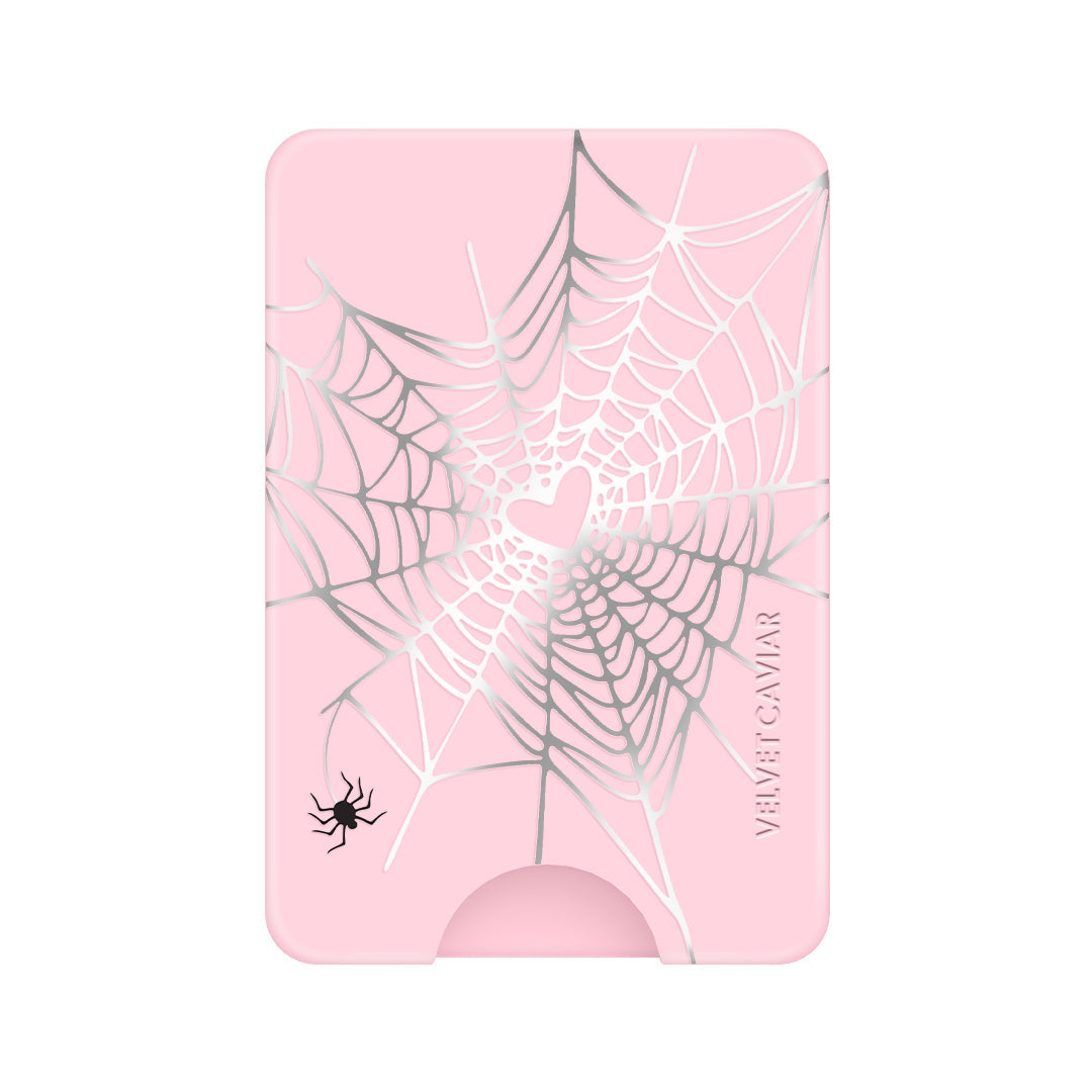 Widow’s Web Chrome MagSafe Wallet