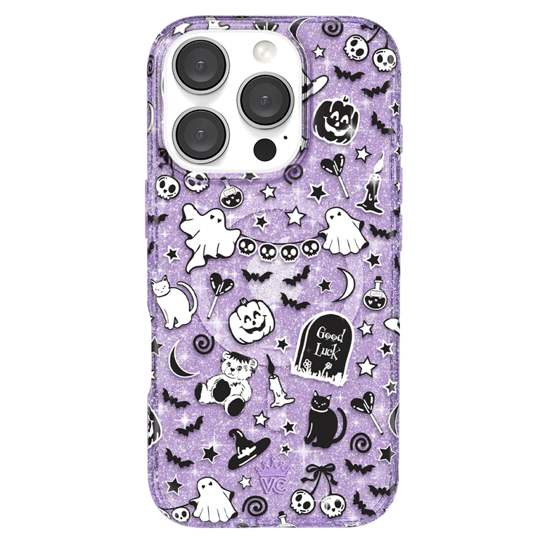 Witchy Lilac Glitter iPhone Case