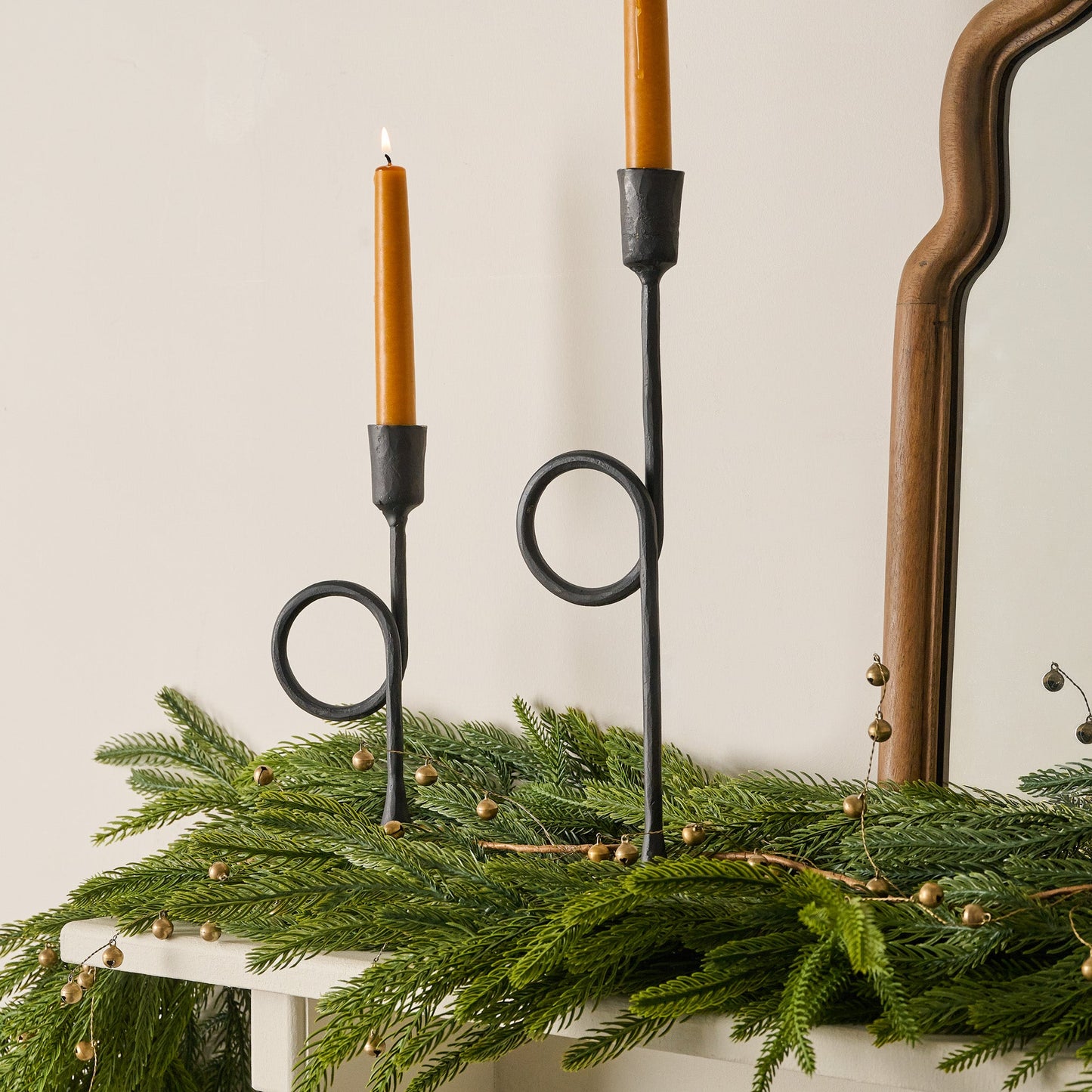 Antique Inspired Trumpet Taper Holder