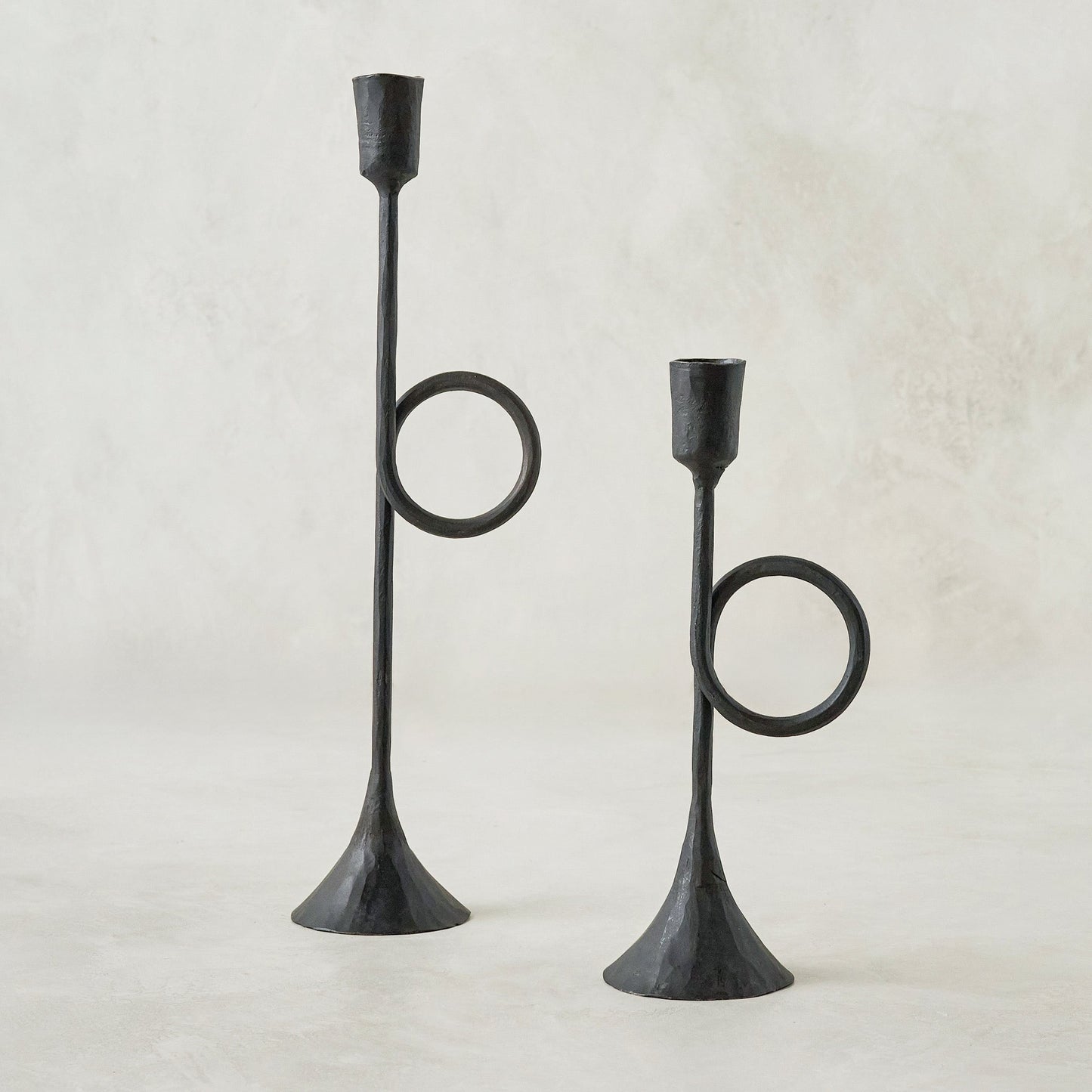 Antique Inspired Trumpet Taper Holder