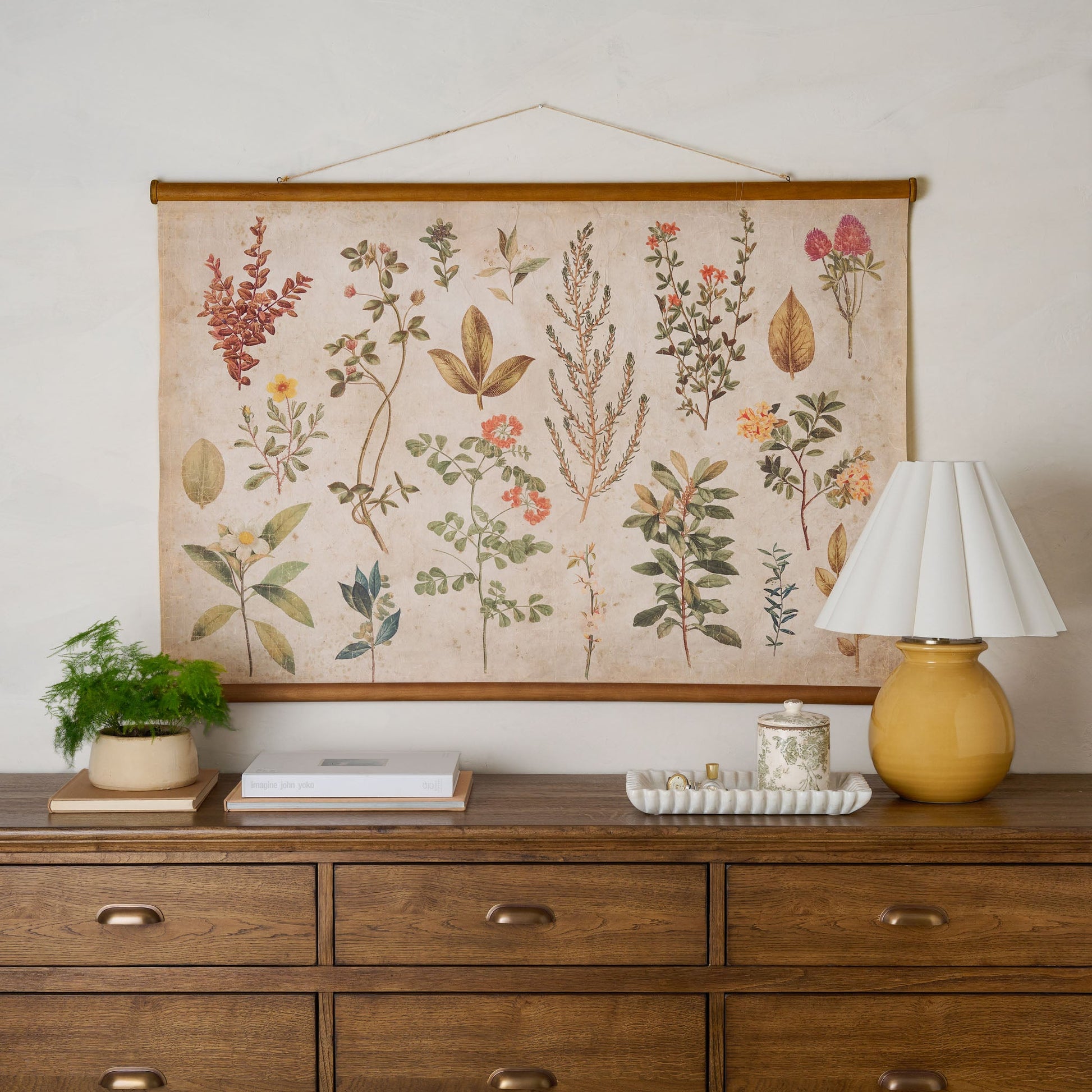 Botanical Study Tapestry