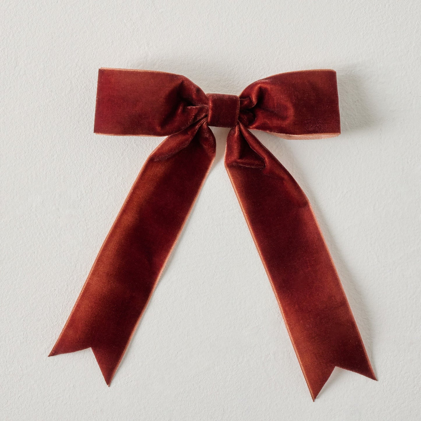 Velvet Bow Ornament Clip, Set of 8