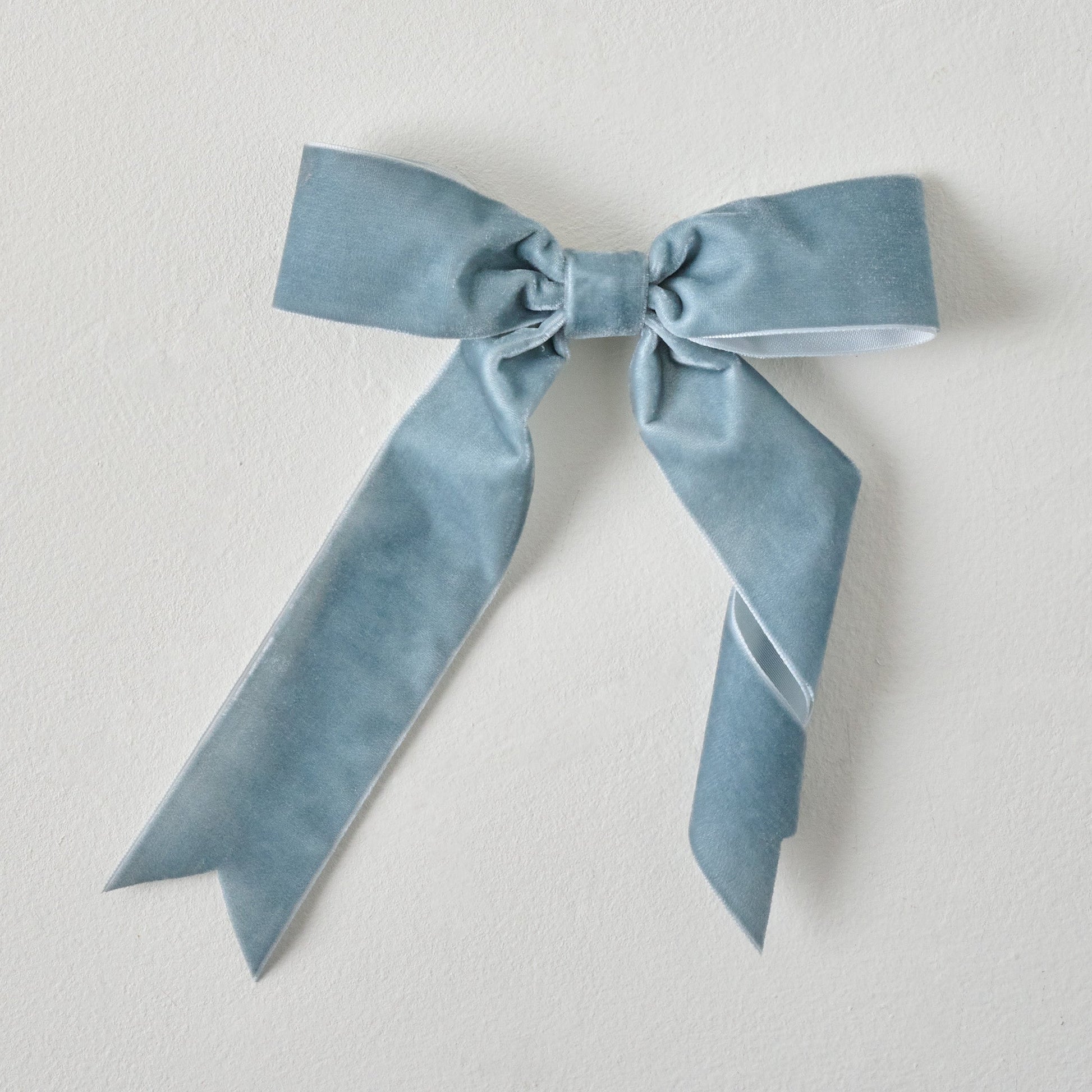 Velvet Bow Ornament Clip, Set of 8