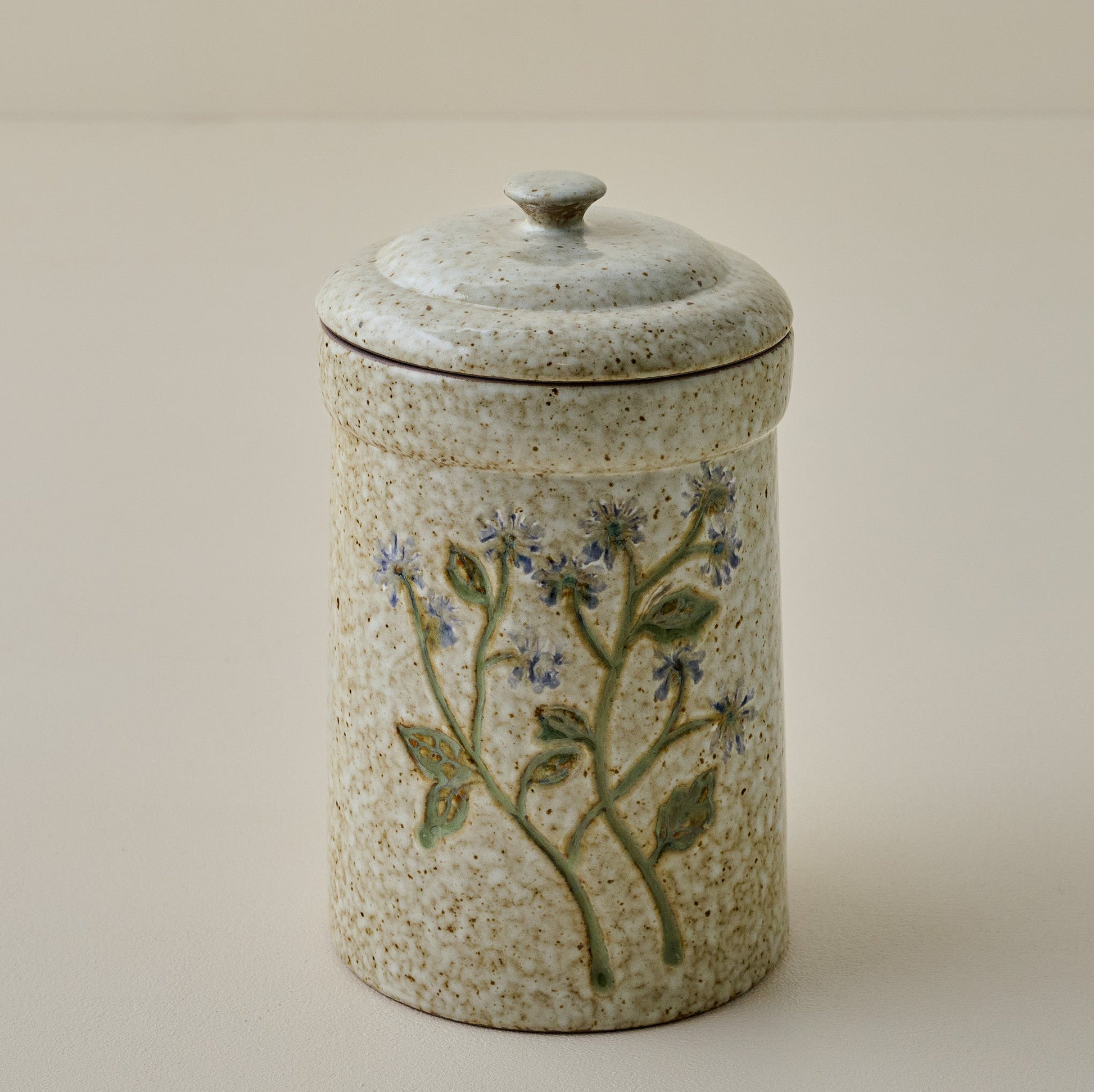 Blue Wildflower Canister