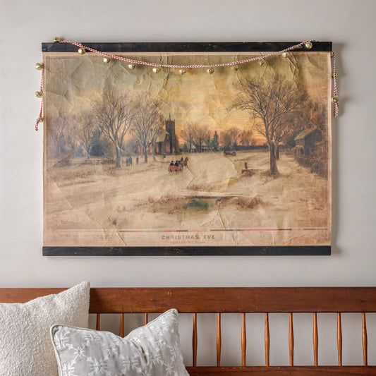 Vintage Christmas Eve Tapestry