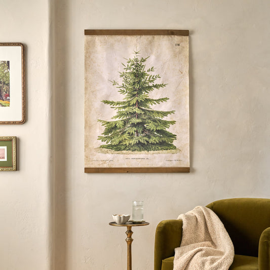 Vintage Christmas Fir Tapestry