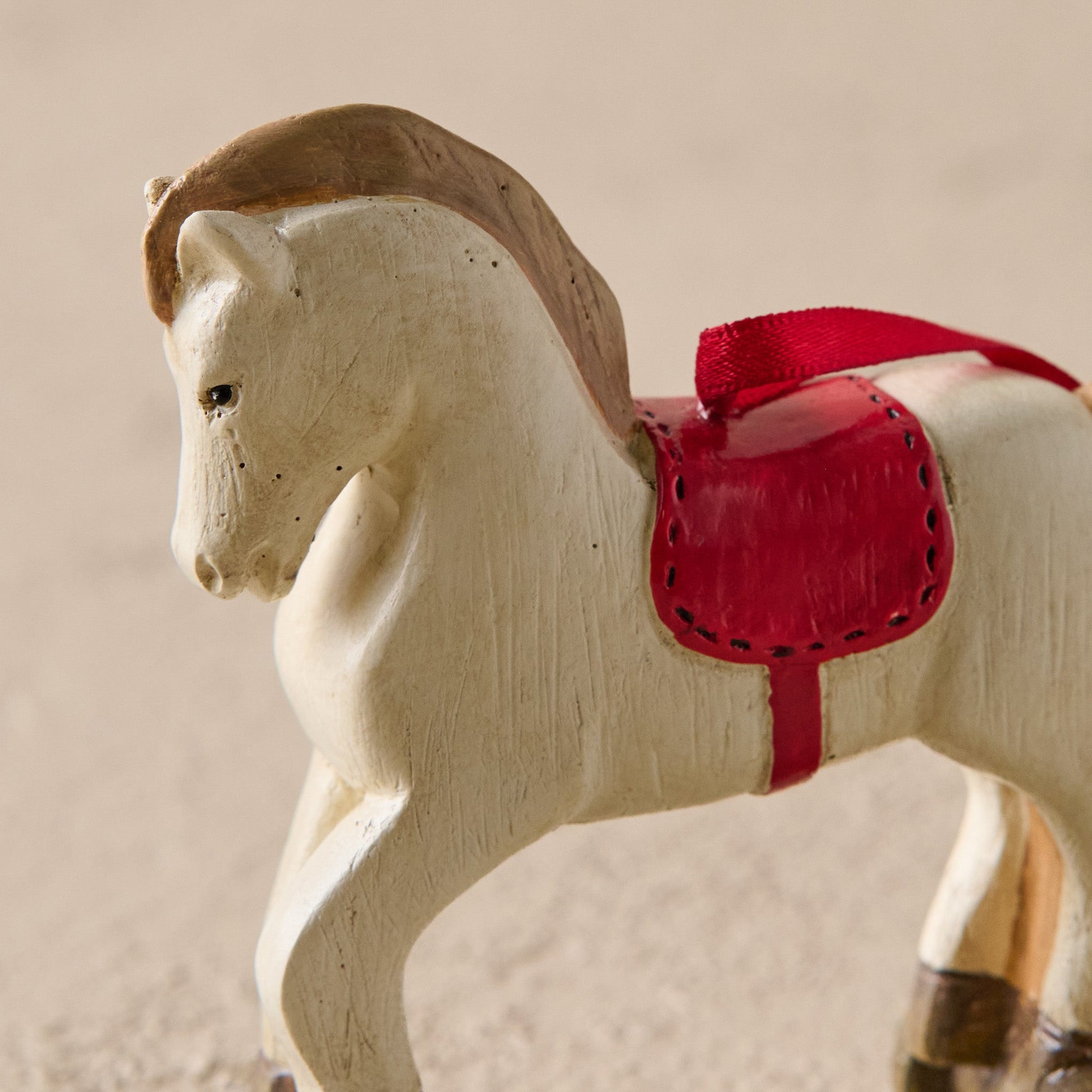 Vintage-Inspired Rocking Horse Ornament