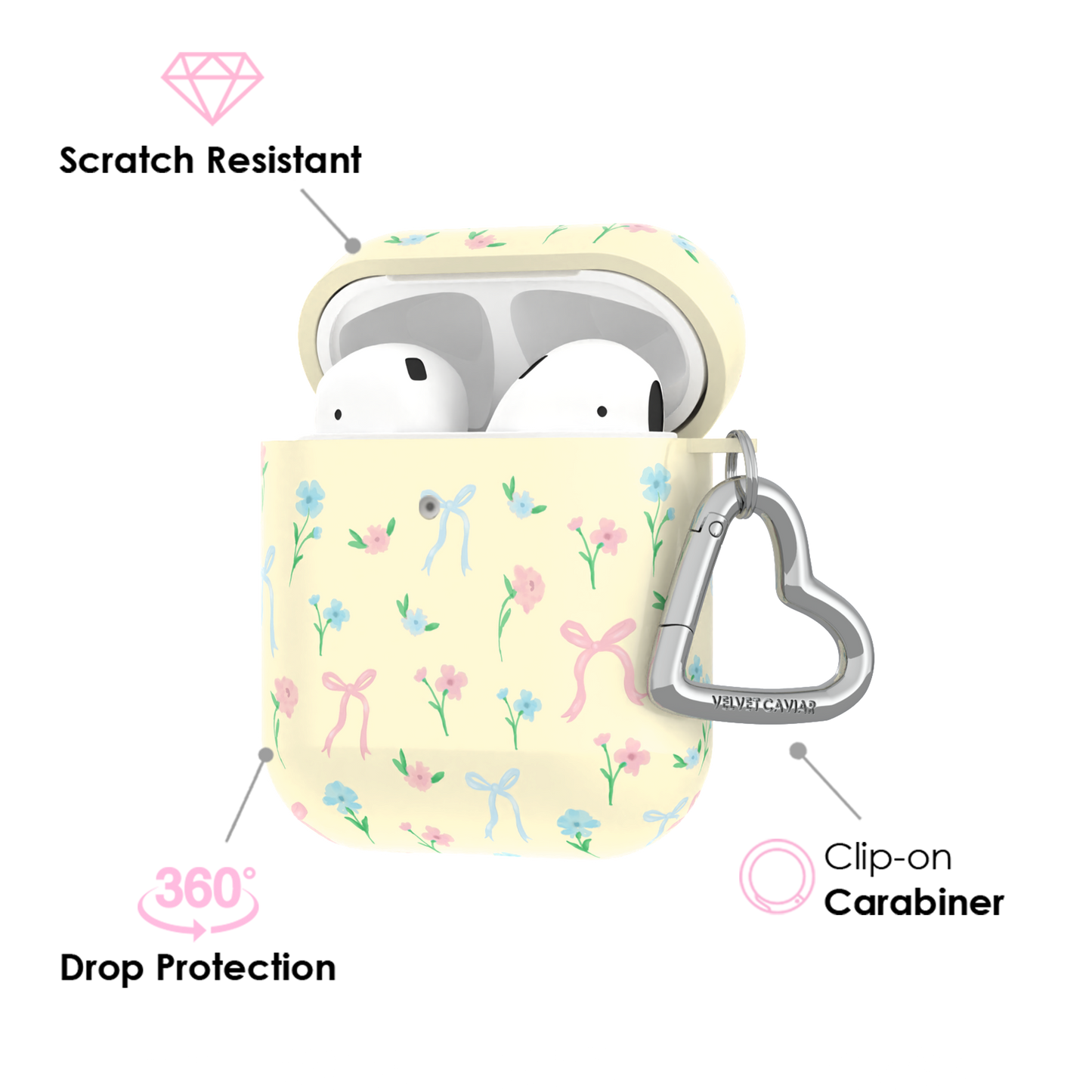 Buttercup Bows AirPod Case