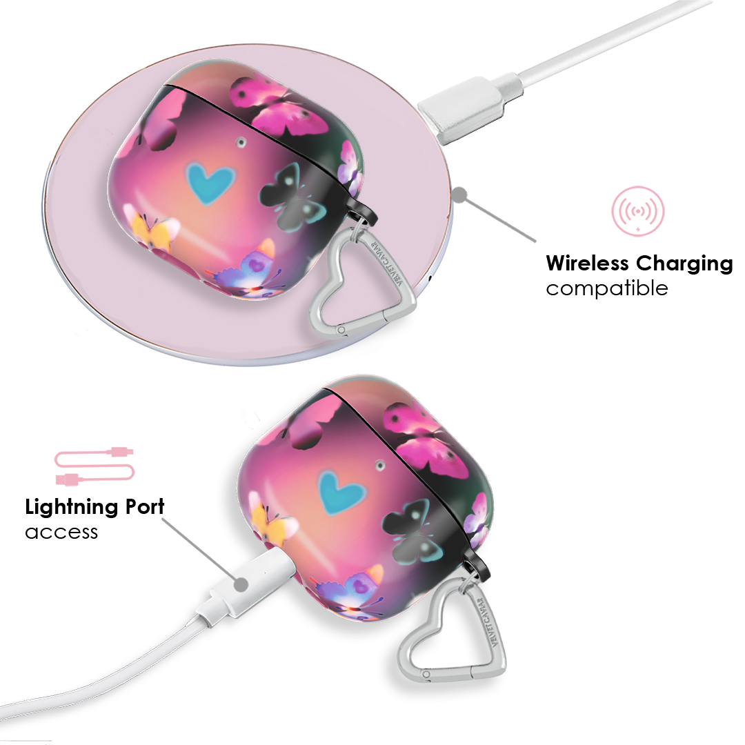 Aurora Butterfly AirPod Case