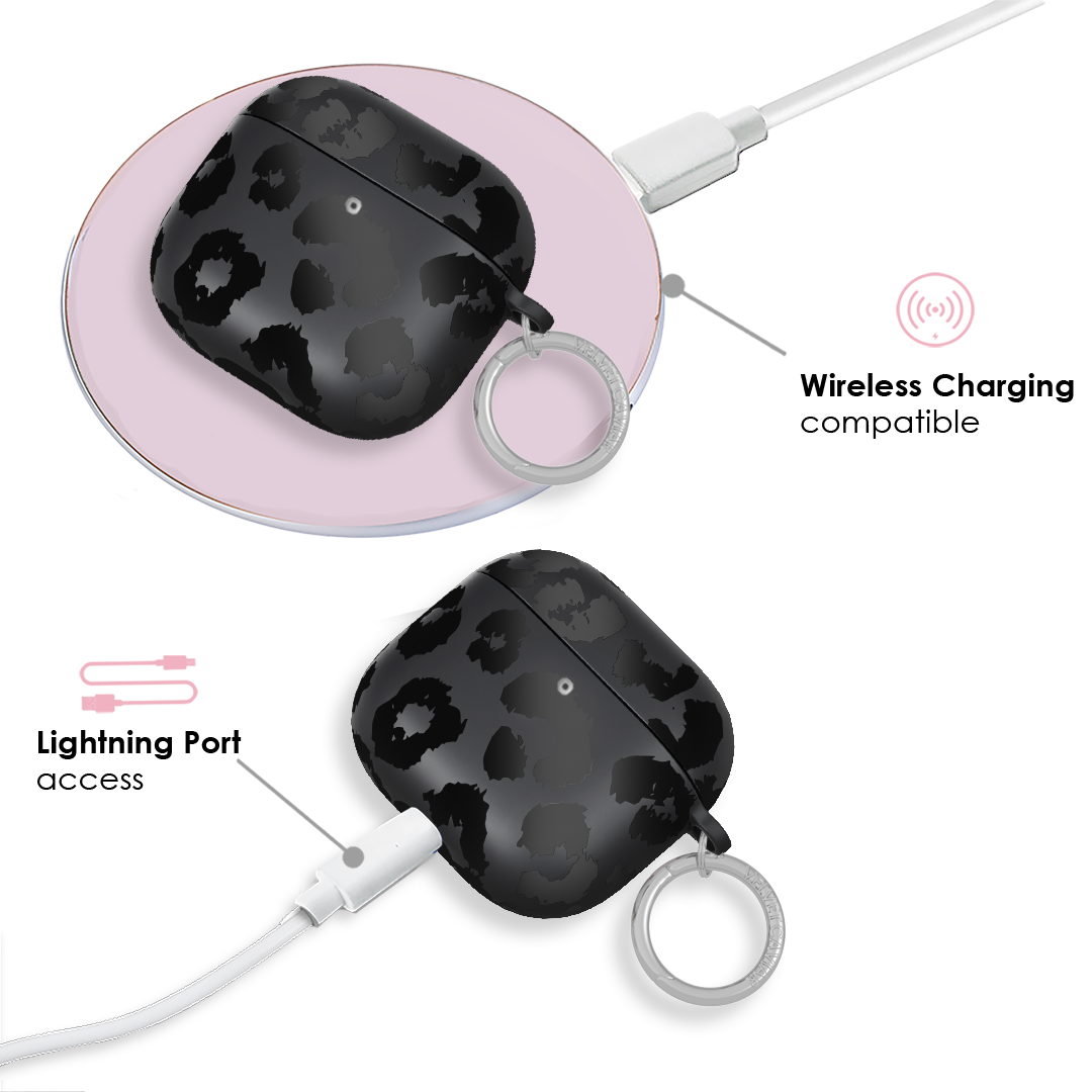 Black Leopard AirPod Case