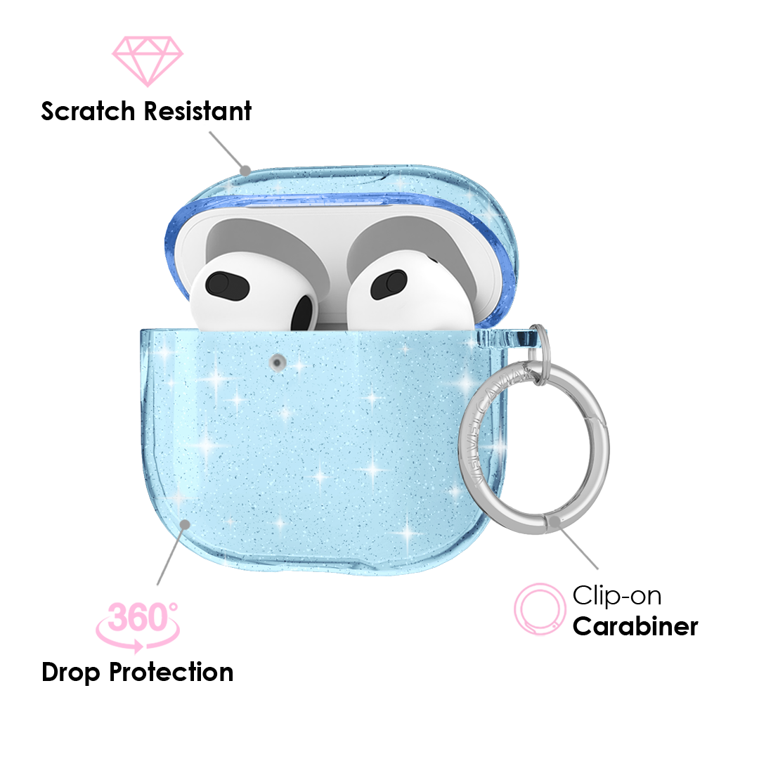 Blue Stardust AirPod Case