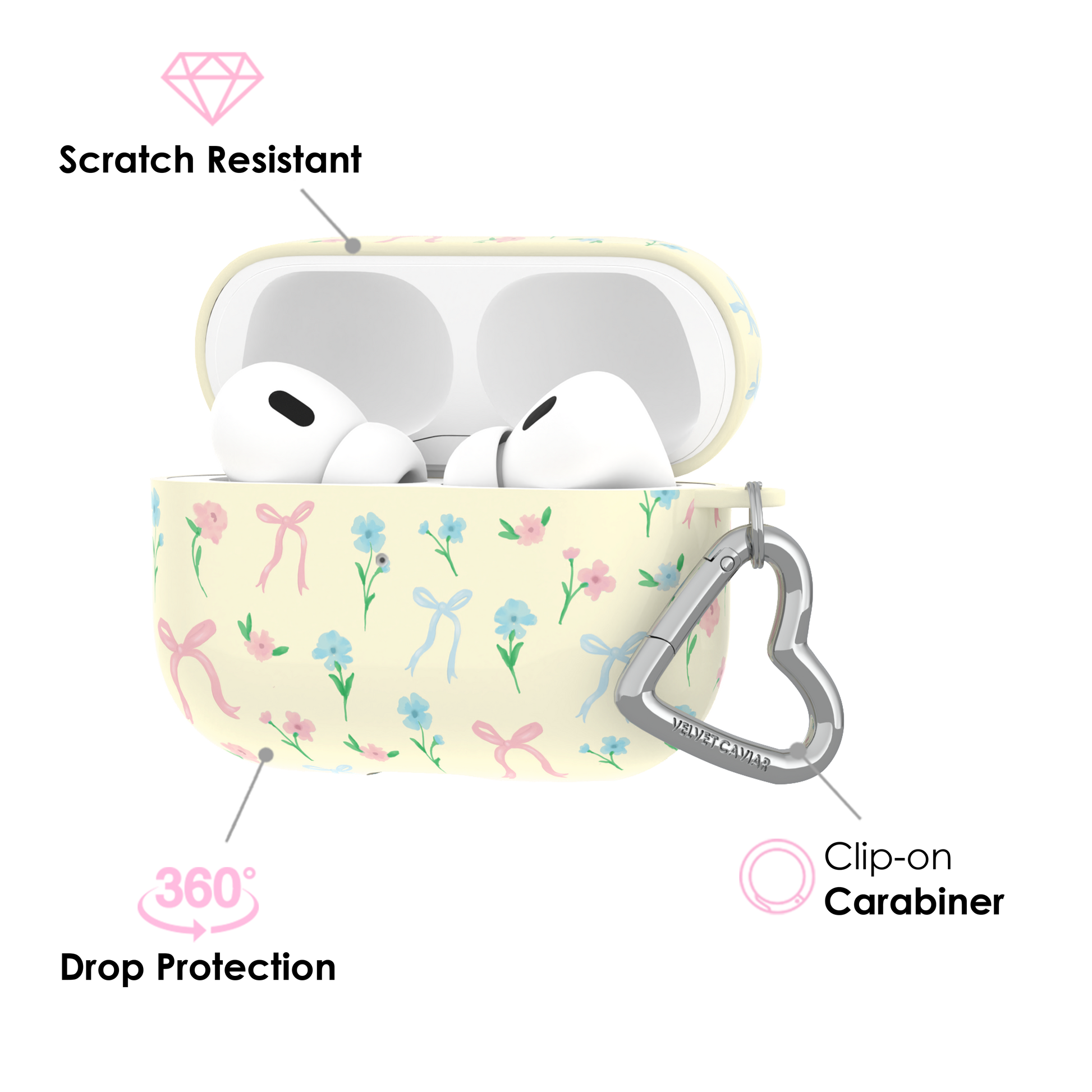 Buttercup Bows AirPod Case