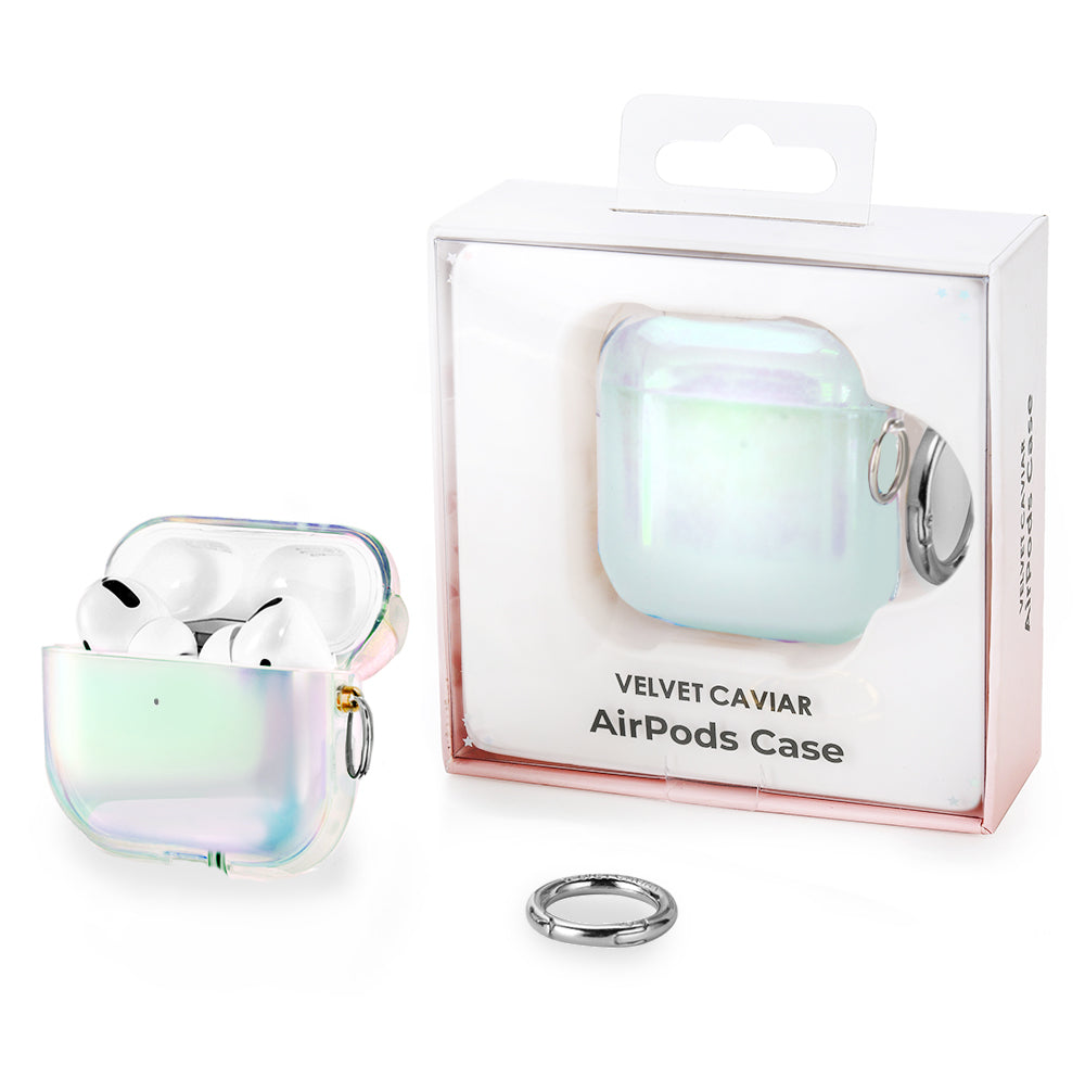 White Opal Airpods Case
