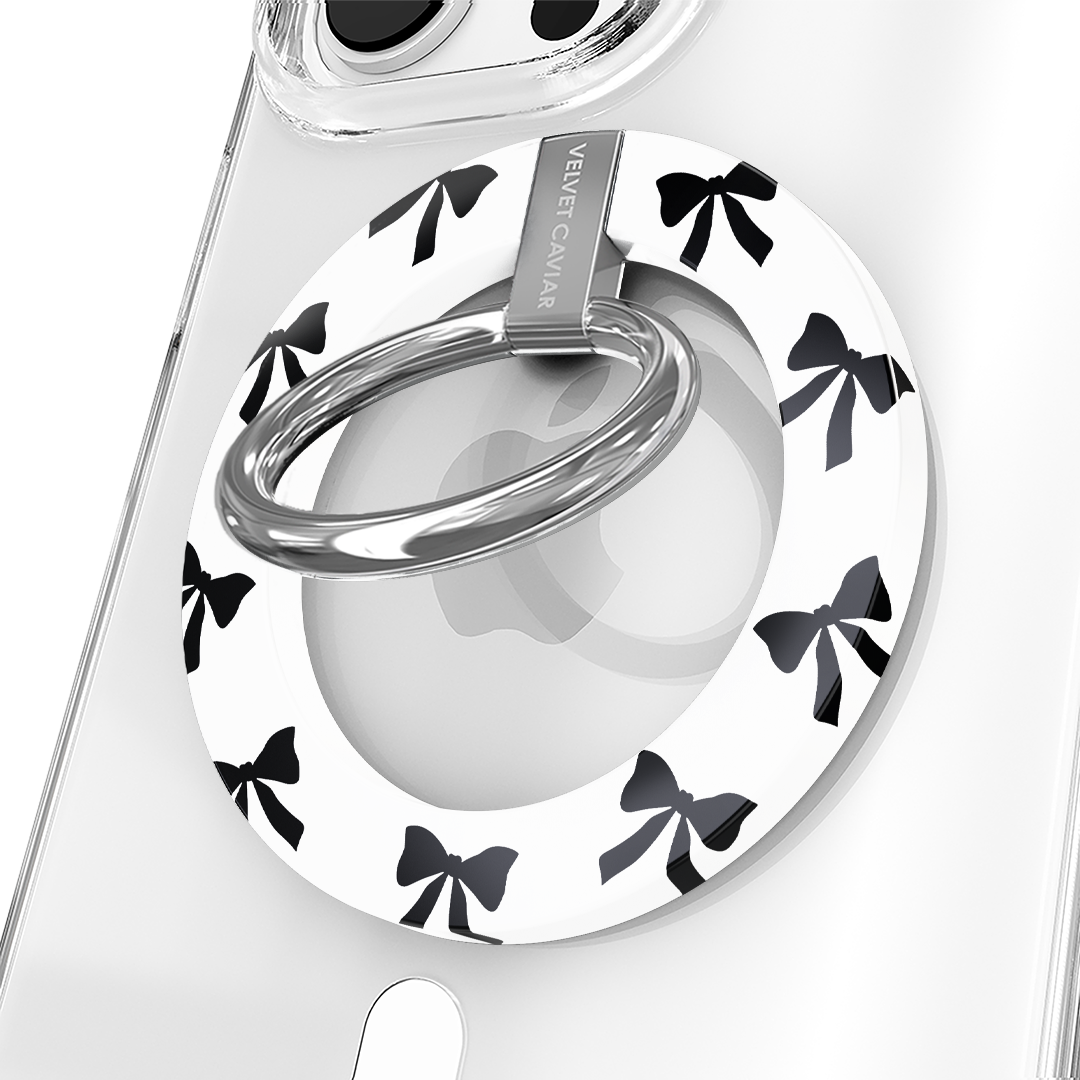 Black Bows MagSafe Grip Ring