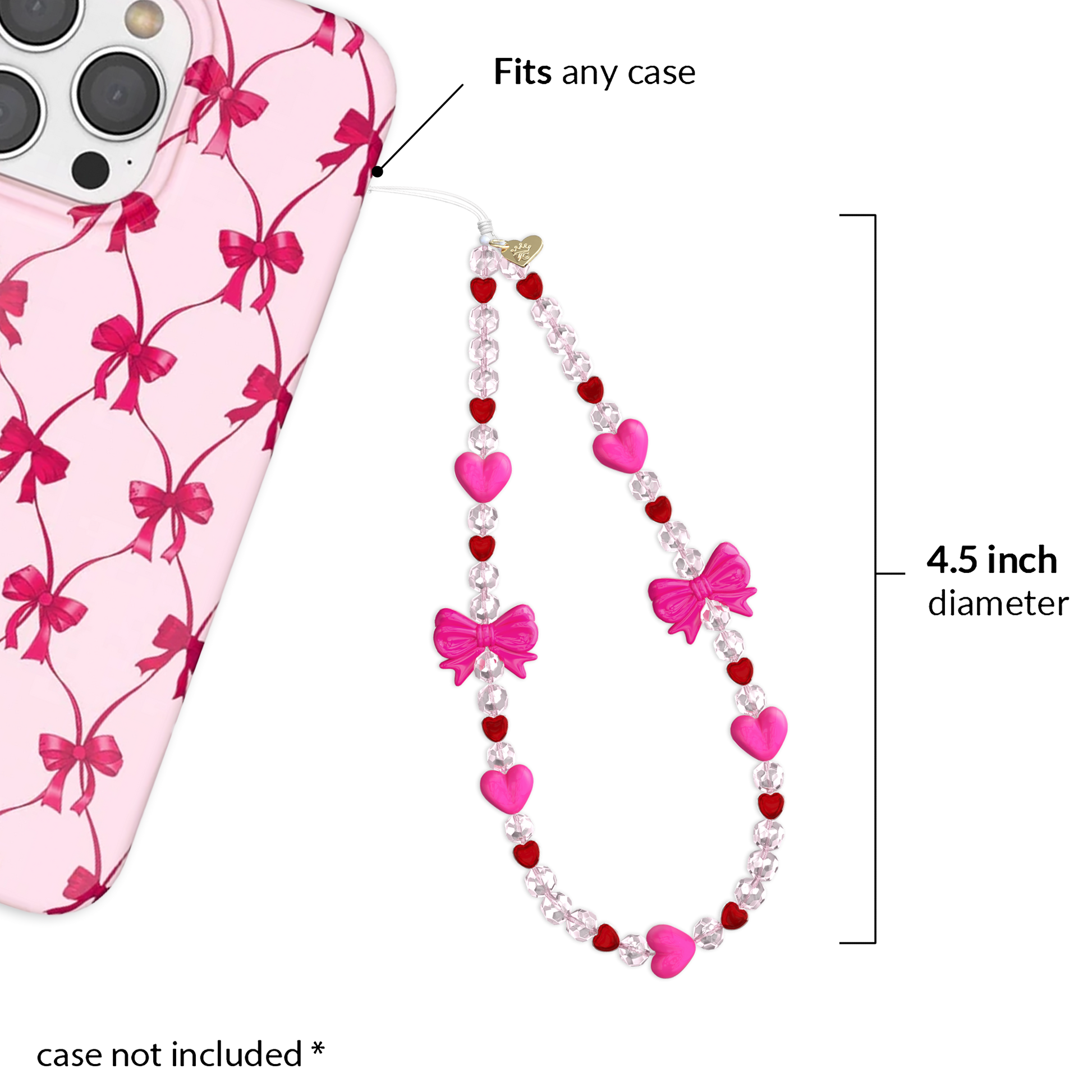 Ballerina Bows Phone Charm