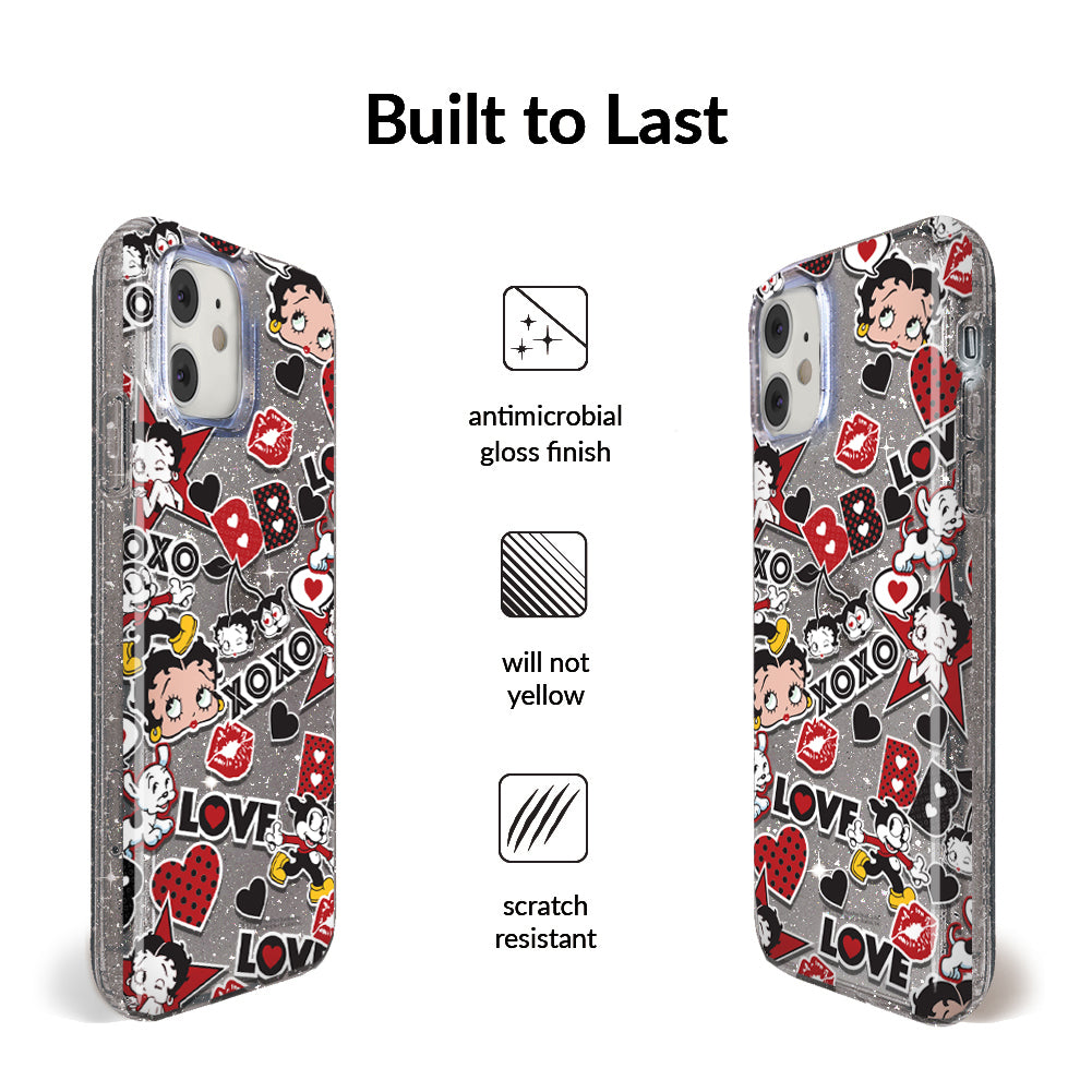 Betty Boop Sassy Glitter iPhone Case