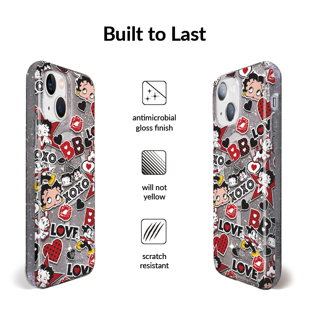 Betty Boop Sassy Glitter iPhone Case