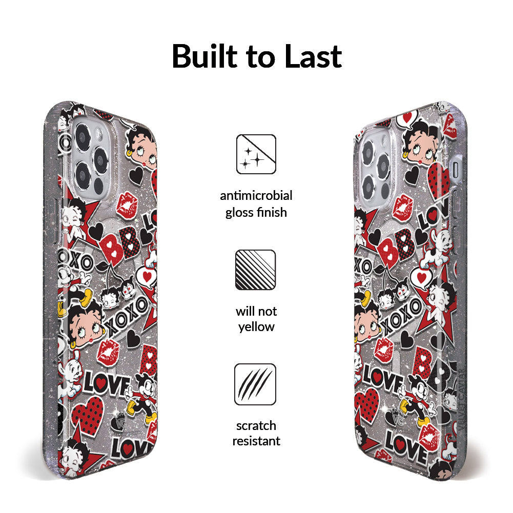 Betty Boop Sassy Glitter iPhone Case