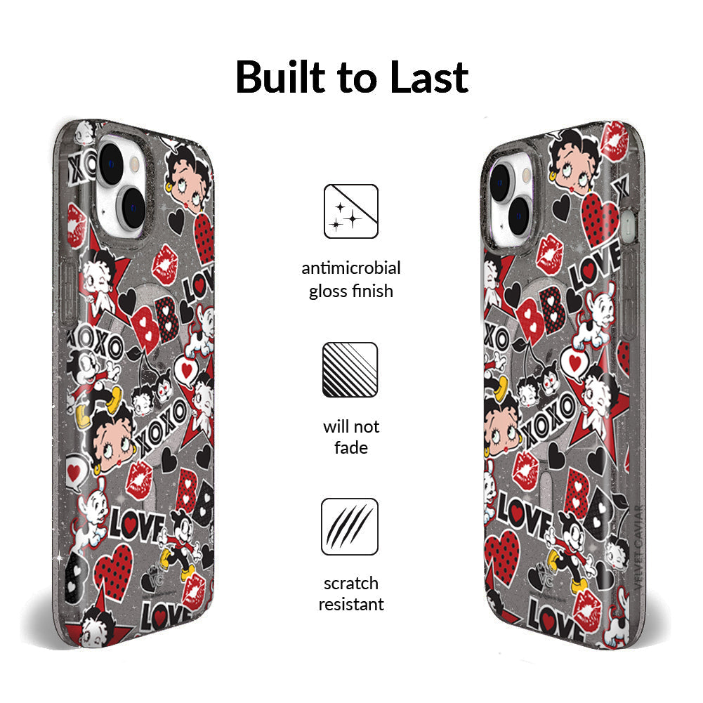 Betty Boop Sassy Glitter iPhone Case