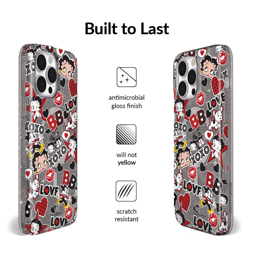 Betty Boop Sassy Glitter iPhone Case
