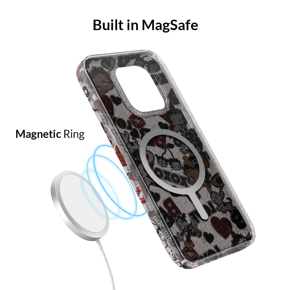 Betty Boop Sassy Glitter iPhone Case