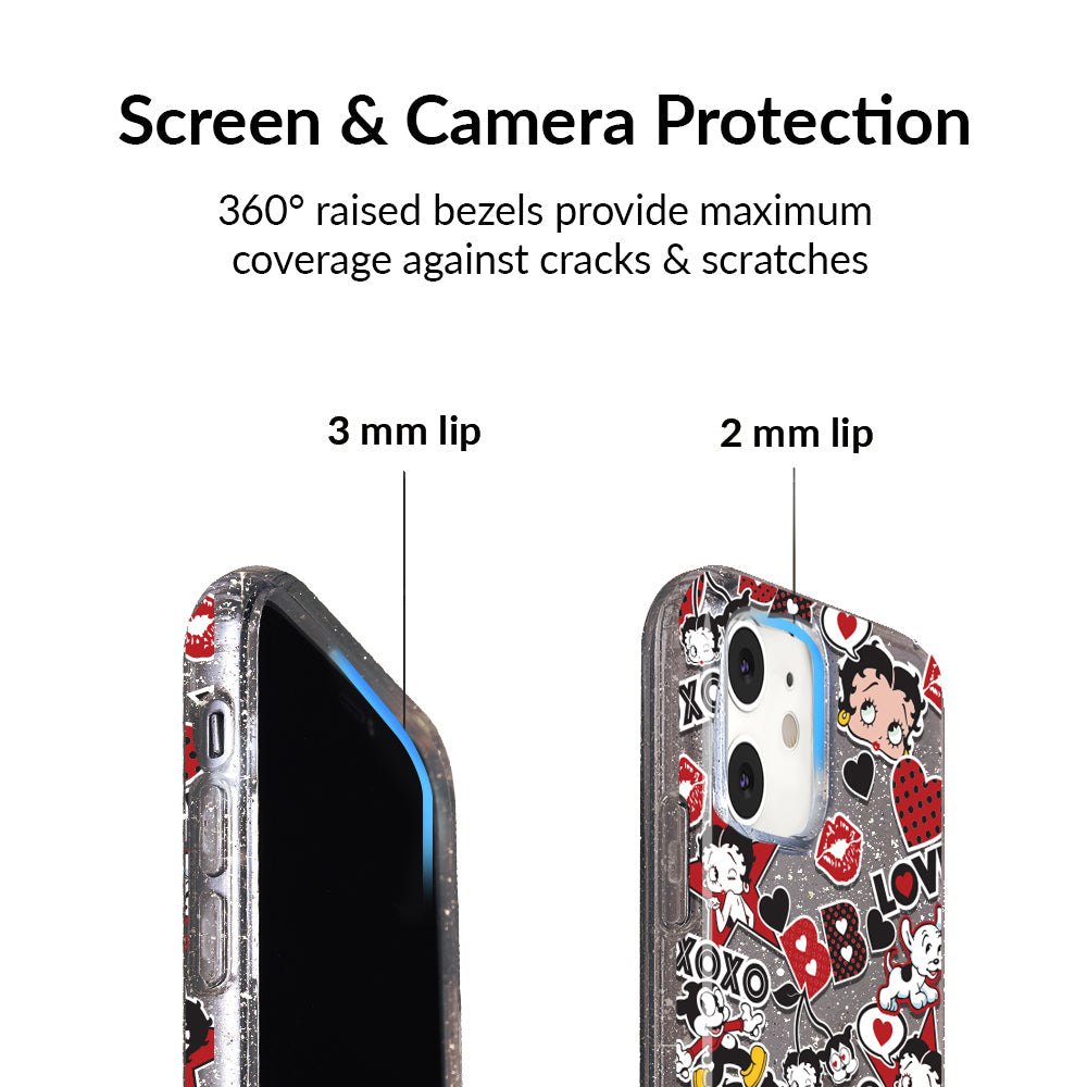 Betty Boop Sassy Glitter iPhone Case