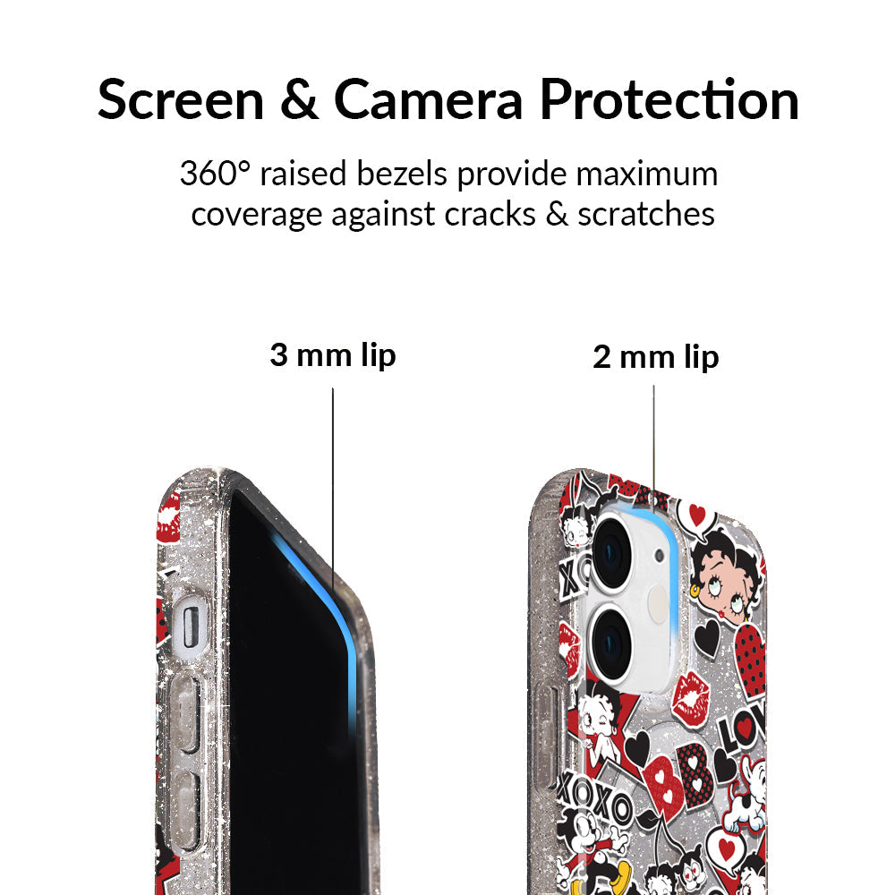Betty Boop Sassy Glitter iPhone Case