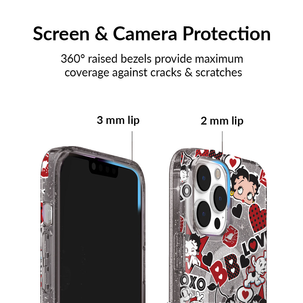 Betty Boop Sassy Glitter iPhone Case