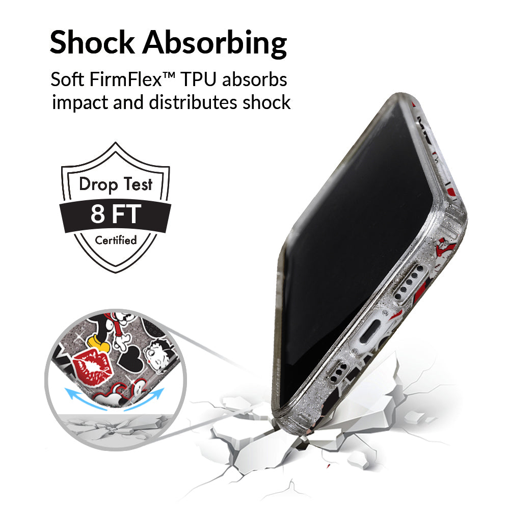 Betty Boop Sassy Glitter iPhone Case