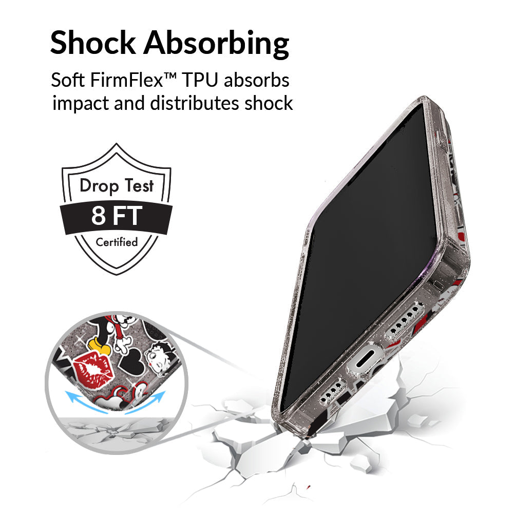 Betty Boop Sassy Glitter iPhone Case