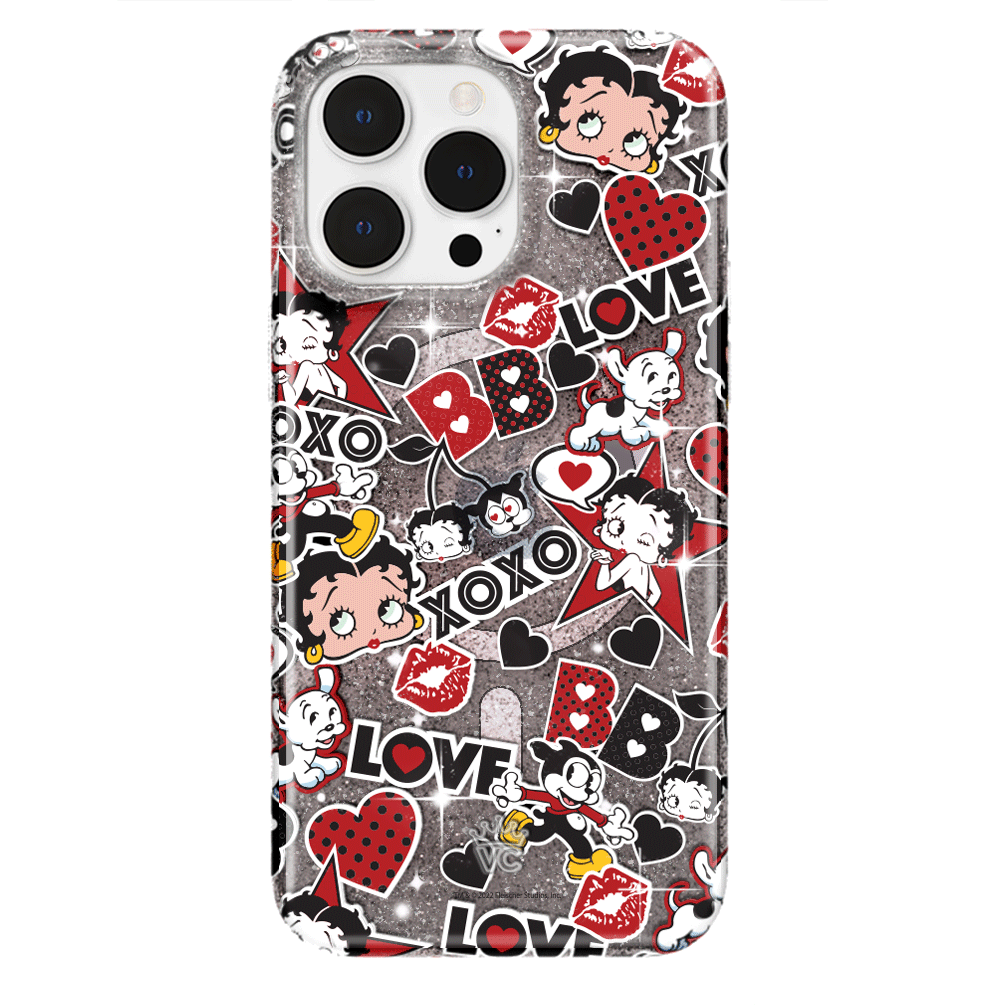 Betty Boop Sassy Glitter iPhone Case