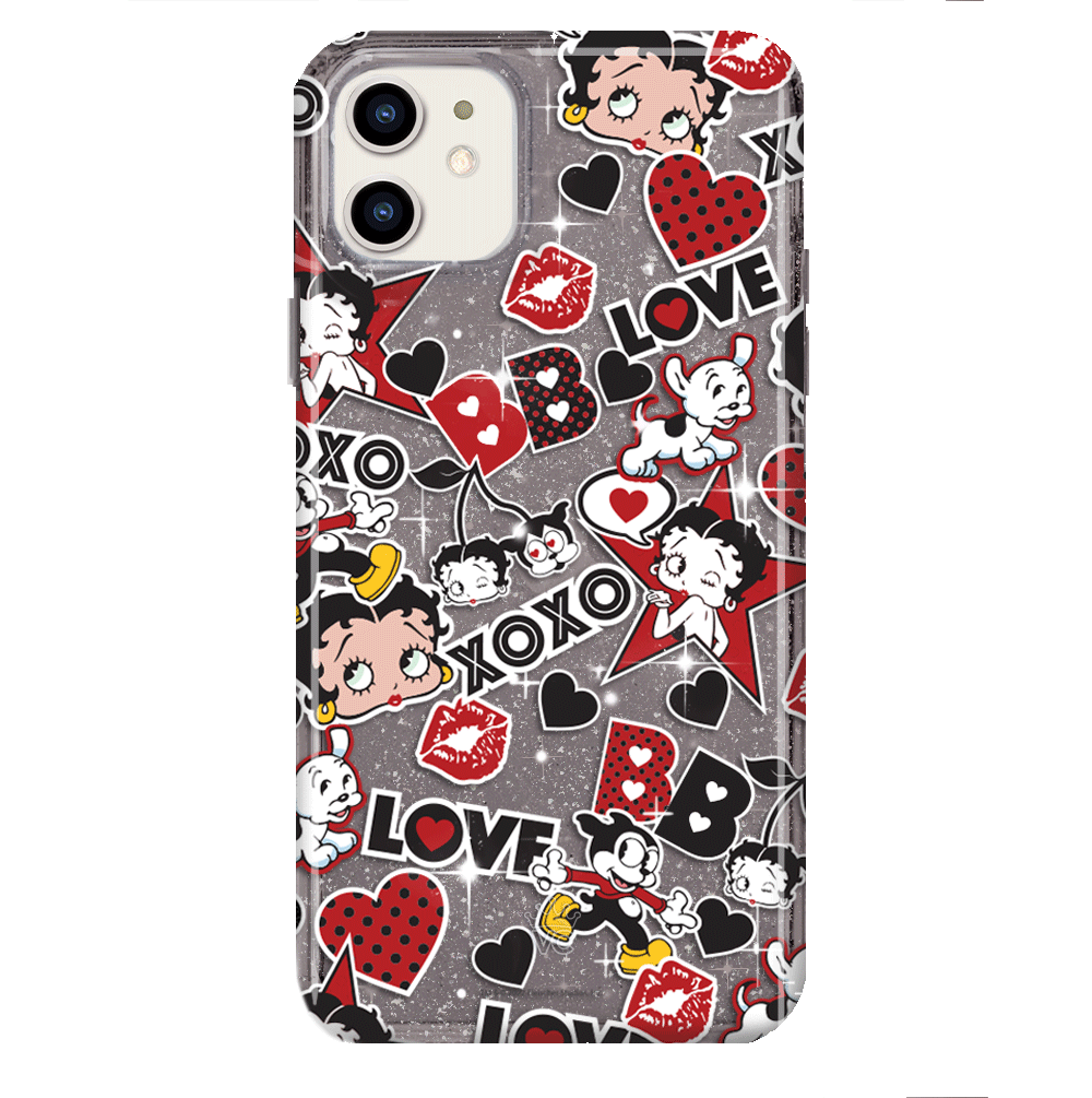 Betty Boop Sassy Glitter iPhone Case