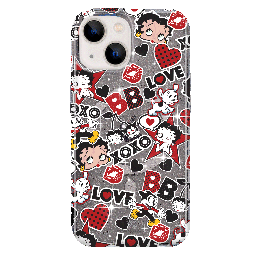 Betty Boop Sassy Glitter iPhone Case