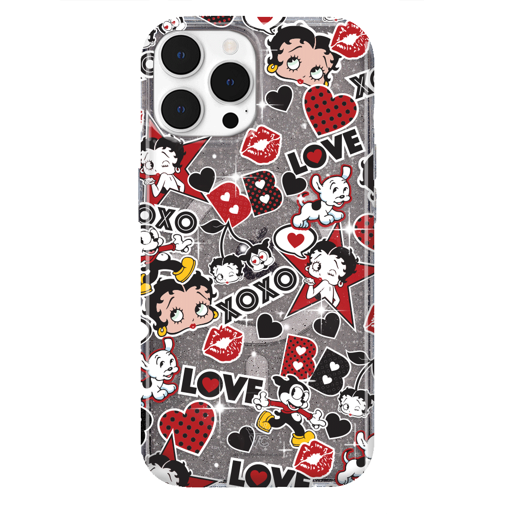 Betty Boop Sassy Glitter iPhone Case