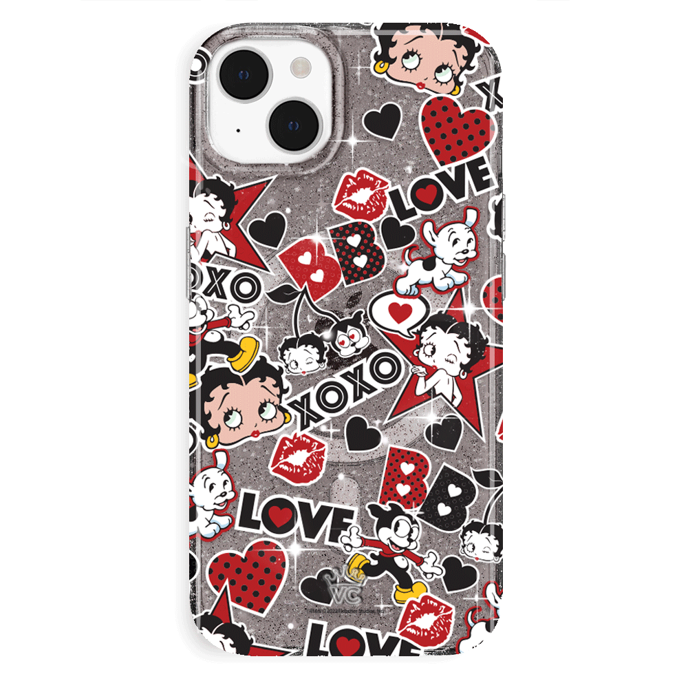 Betty Boop Sassy Glitter iPhone Case