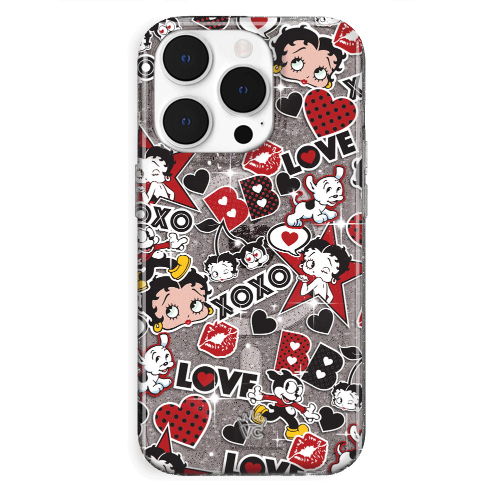 Betty Boop Sassy Glitter iPhone Case