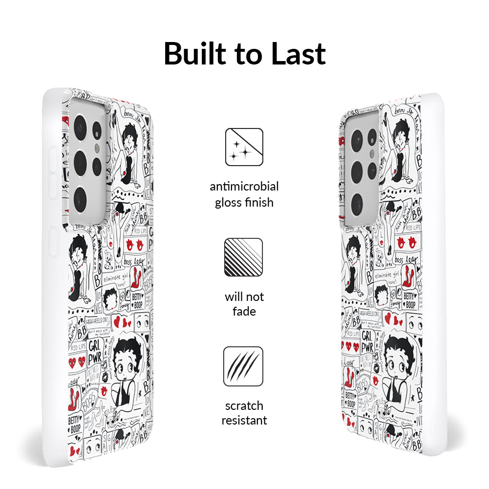 Betty Boop Girl Power Samsung Case